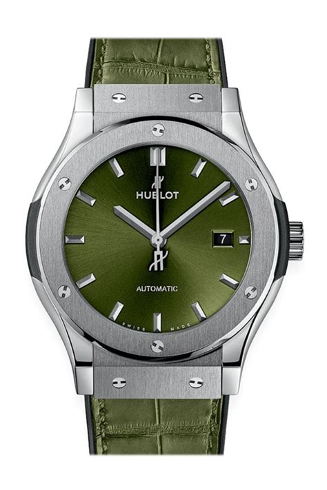 hublot classic fusion green